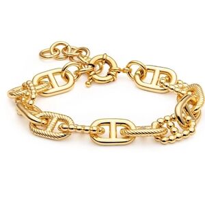 Gold Chain Link Bracelet